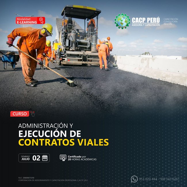 Administración Y Ejecución De Contratos Viales 2023 - 2 E-Learning