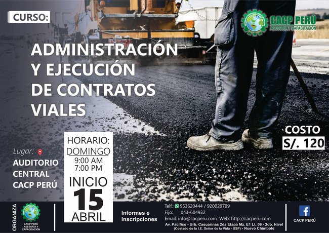 Administración Y Ejecución De Contratos. 2018 - 1