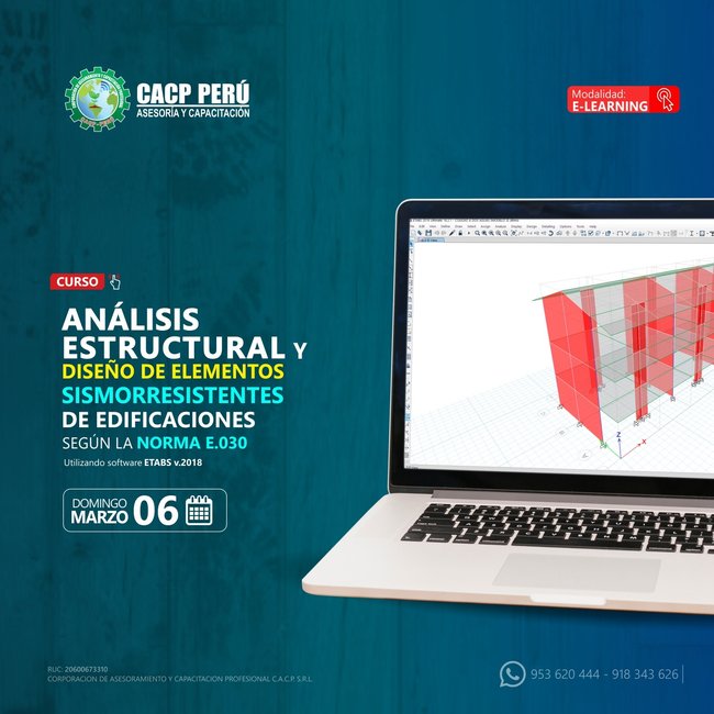 Análisis Estructural Y Diseño De Elementos Sismorresistentes De Edificaciones Según La Norma E.030. 2022 - 1 - E-Learning