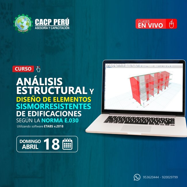 Análisis Estructural Y Diseño De Elementos Sismorresistentes De Edificaciones Según La Norma E.030. 2021 - 1