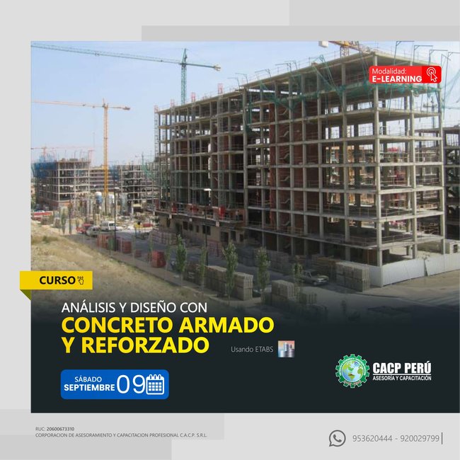 Análisis Y Diseño Con Concreto Armado Y Reforzado 2023 - 2 E -Learning