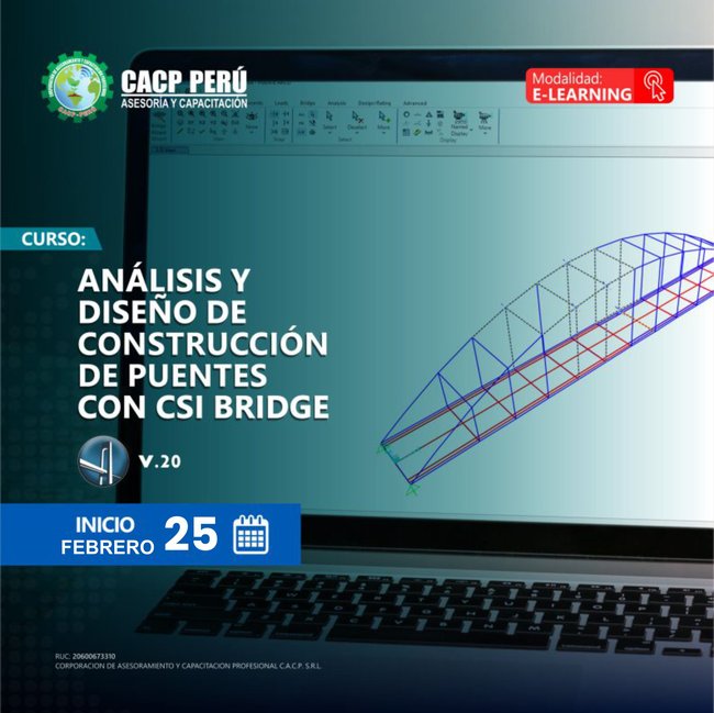 Análisis Y Diseño De Construcción De Puentes Con Csi Bridge 2023 - 2 E-Learning