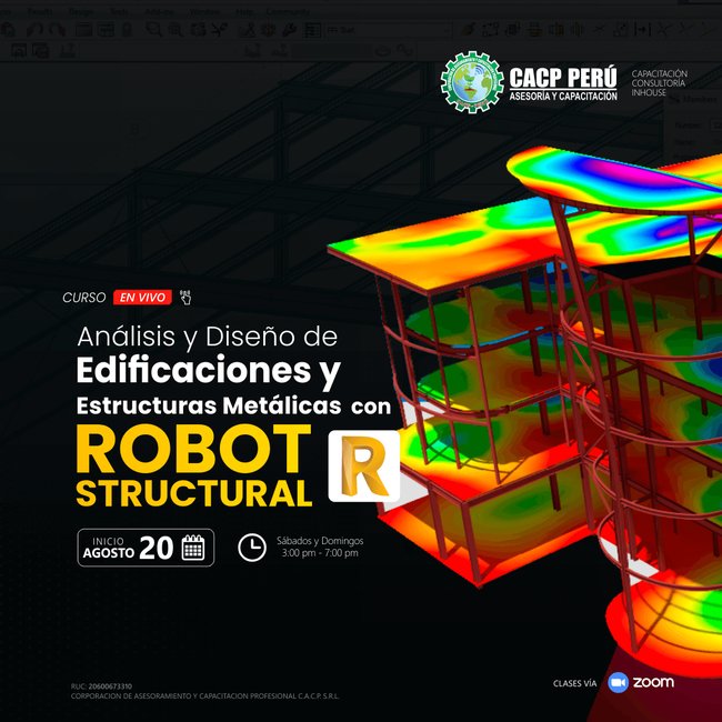 Análisis Y Diseño De Edificaciones Y Estructuras Metálicas Con Robot Structural. 2022 - 2