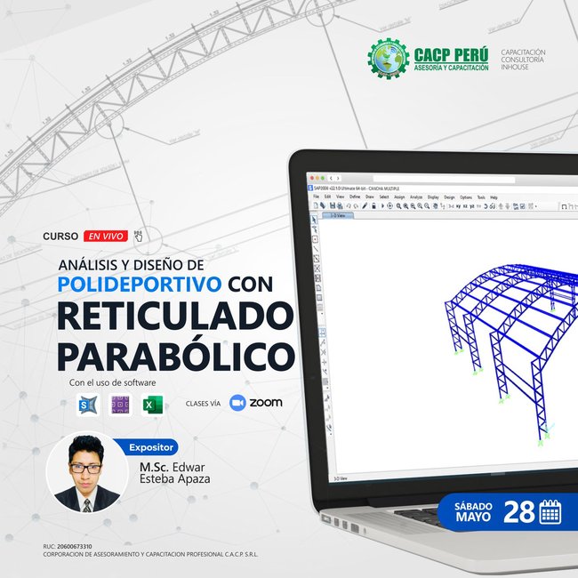 Análisis Y Diseño De Polideportivo Con Reticulado Parabólico. 2022 - 1