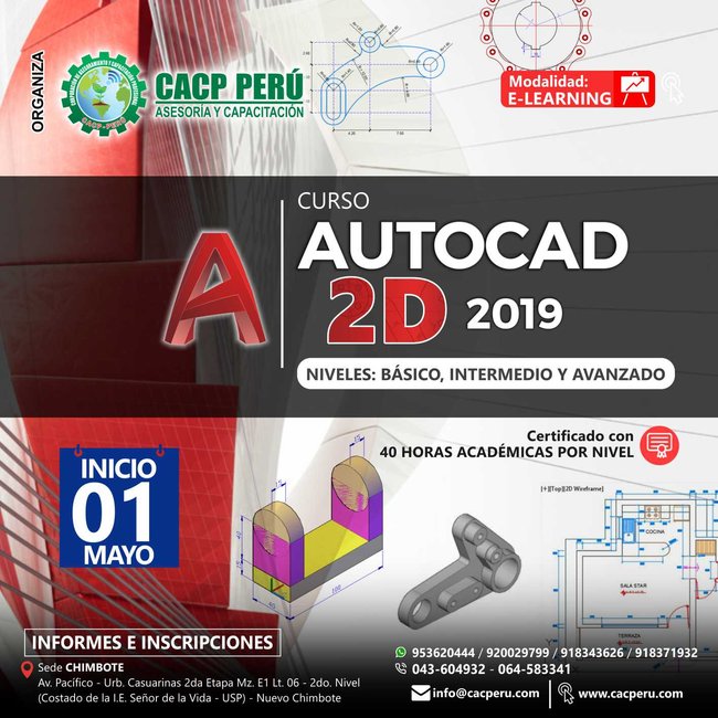Autocad 2D 2019 - 2020 - 1 - Virtual