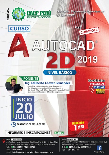 Autocad 2D 2019 - Nivel Básico - 2019 - 1 - Chimbote