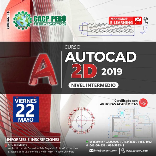 Autocad 2D 2019 - Nivel Intermedio. 2020 - 1