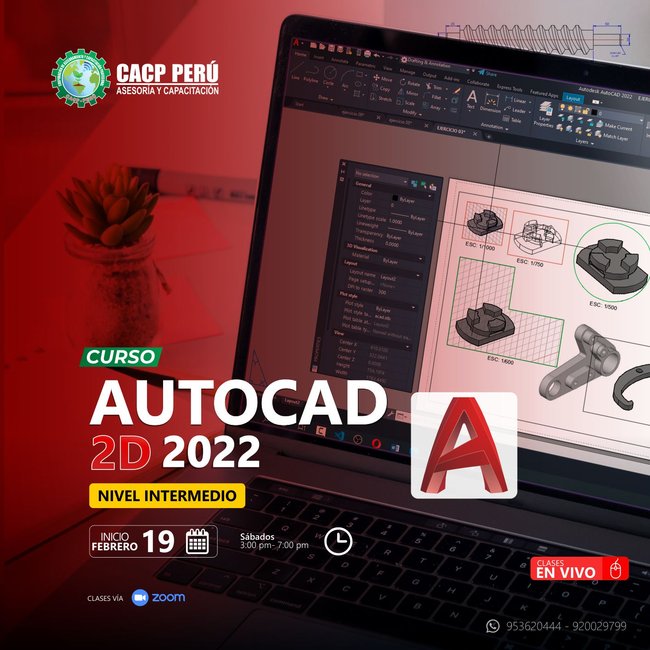 Autocad 2D 2022 - Nivel Intermedio. 2022 - 1