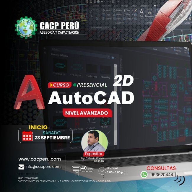 Autocad 2D 2024 - Nivel Avanzado 2023 - 2