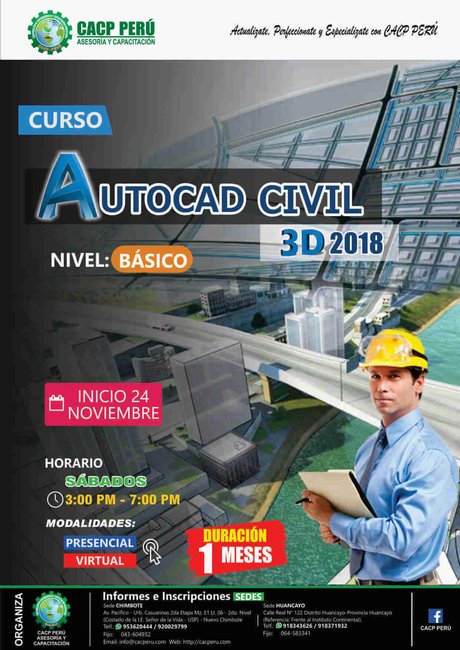 Autocad Civil 3D 2018. Nivel Básico. 2018 - 2