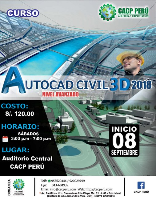 Autocad Civil 3D 2018 Nivel Avanzado - 2018 - I