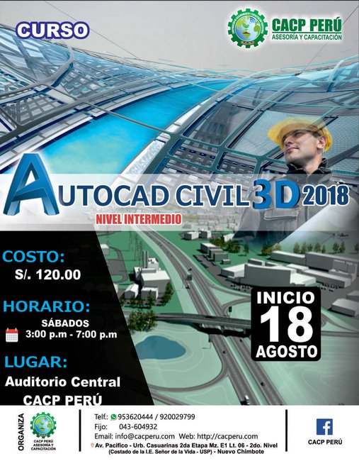 Autocad Civil 3D 2018 - Nivel Intermedio. 2018 - 1