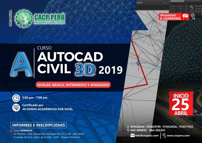 Autocad Civil 3D 2019 - 2020 - 1 -Virtual