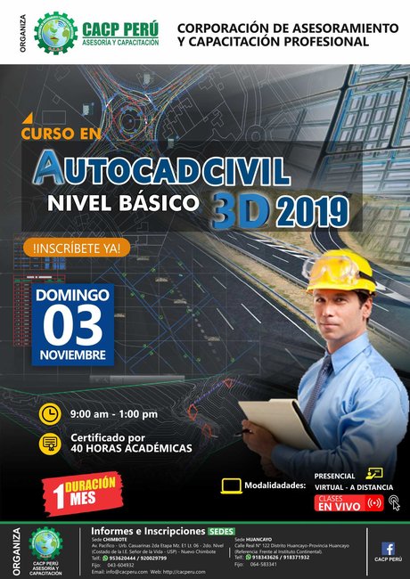 Autocad Civil 3D 2019 - Nivel Básico. 2019 - 2 - Chimbote