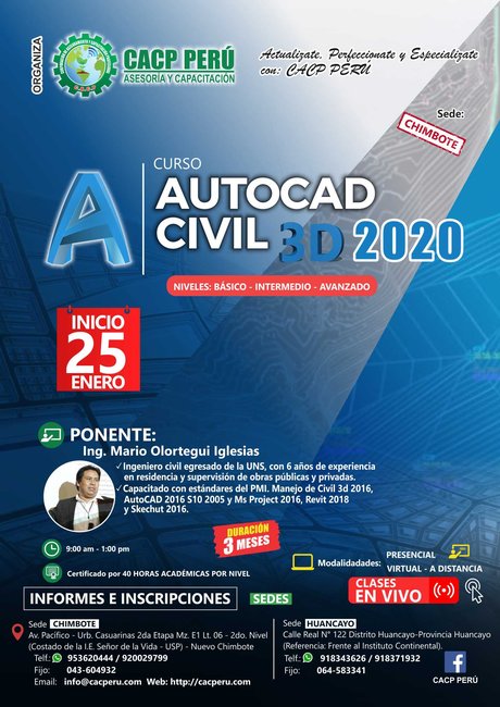 Autocad Civil 3D 2020 - 2020 - 1 - Chimbote