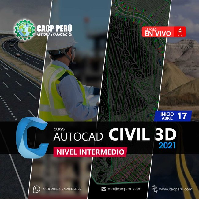 Autocad Civil 3D 2021 - Nivel Intermedio. 2021 - 1