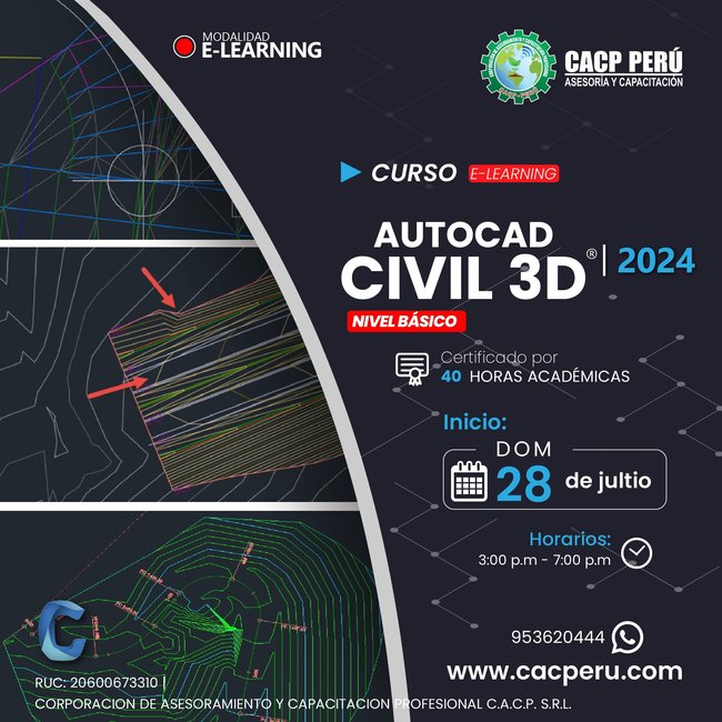 Autodesk Civil 3D Nivel Básico 2024 - 2 E-Learning