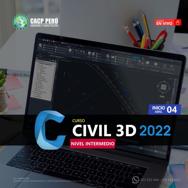 Civil 3D 2022 - Nivel Intermedio. 2022 - 1
