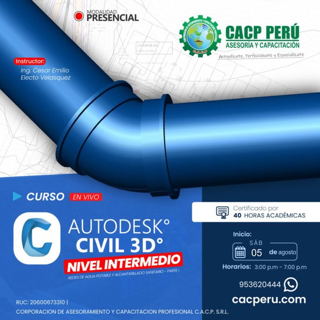 Autodesk Civil 3D 2024 - Nivel Intermedio 2023 - 1