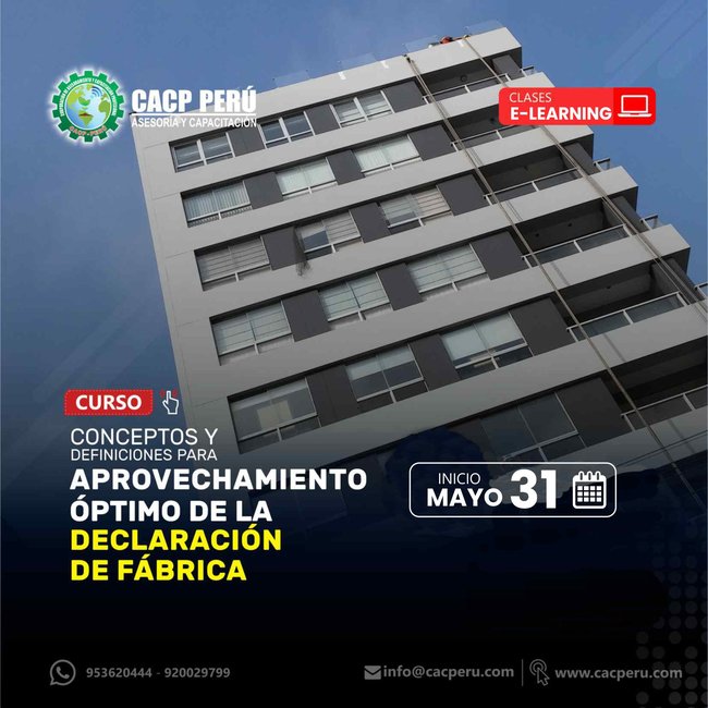 Conceptos Y Definiciones Para Aprovechamiento Optimo De La Declaración De Fábrica. 2025 - 1 E-Learning