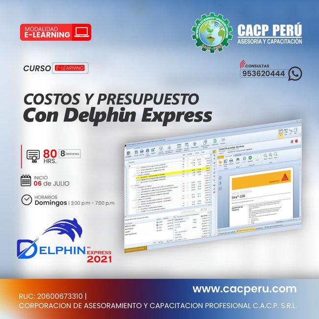 Costos Y Presupuesto Con Delphin Express 2022 2024 - 2 E-Learning
