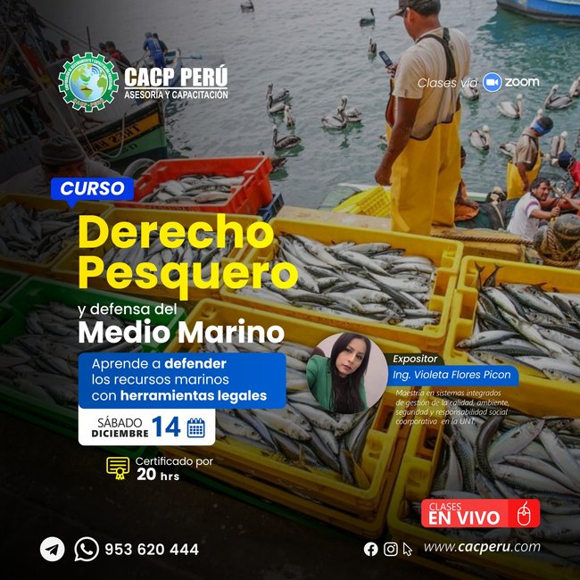 Derecho pesquero y defensa del medio marino. 2025-2 O