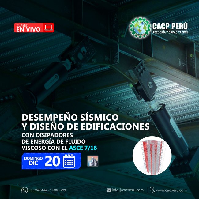 Desempeño Sísmico Y Diseño De Edificaciones Con Disipadores De Energía De Fluido Viscoso Con El Asce 7/16. 2020 - 2