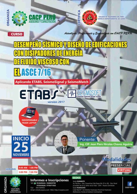 Desempeño Sísmico Y Diseño De Edificaciones Con Disipadores De Energía De Fluido Viscoso Con El Asce 7/16. 2018 - 2