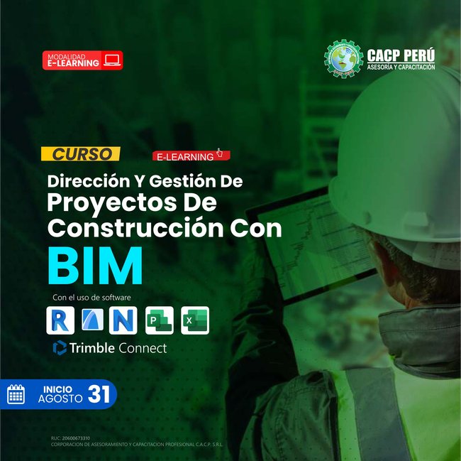 Dirección Y Gestión De Proyectos De Construcción Con Bim 2024 - 2 E-Learning