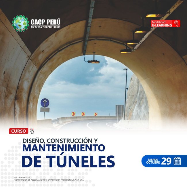 Diseño, Construcción Y Mantenimiento De Túneles. 2022 - 2 - E-Learning - 1