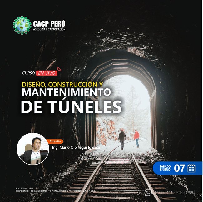 Diseño, Construcción Y Mantenimiento De Túneles. 2022 - 2