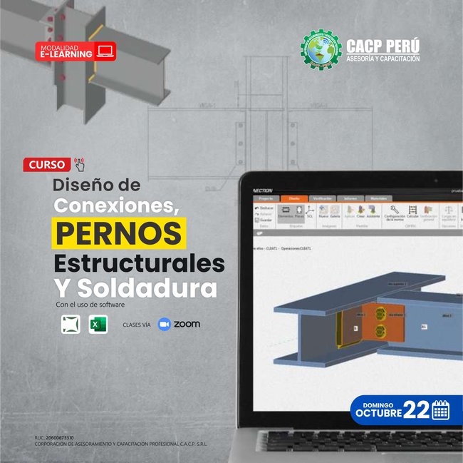 Diseño De Conexiones, Pernos Estructurales Y Soldadura 2023 - 2 E-Learning