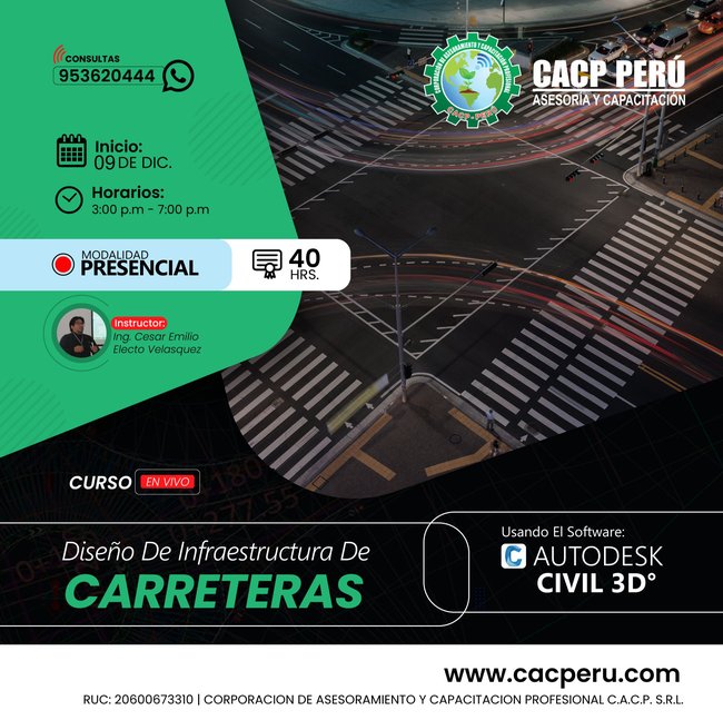 Diseño De Infraestructura De Carreteras Usando Software Autodesk Civil 3D Avanzado 2023 - 1