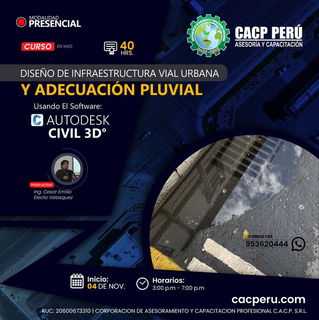 Diseño De Infraestructura Vial Urbana Y Adecuación Pluvial Usando Software Autodesk Civil 3D 2023 - 1