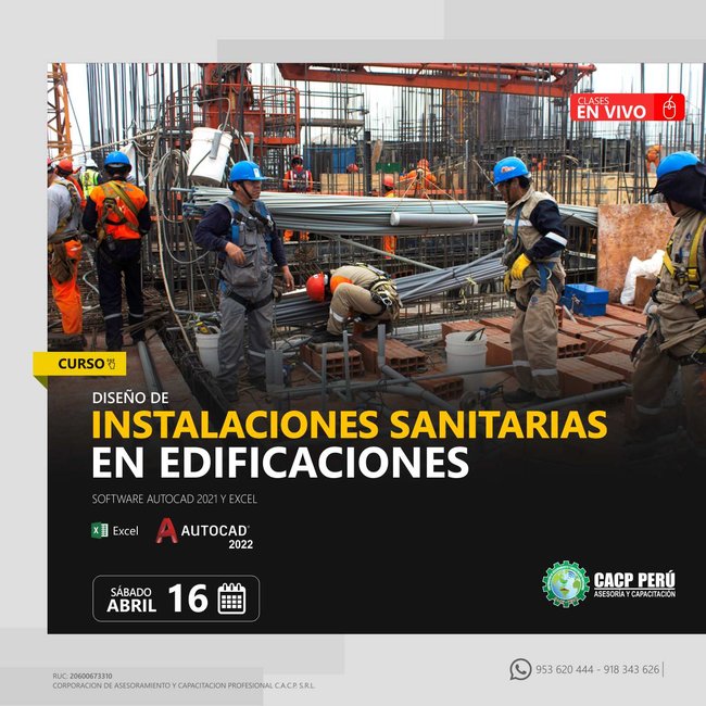 Diseño De Instalaciones Sanitarias En Edificaciones. 2022 - 1