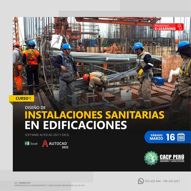 Diseño De Instalaciones Sanitarias En Edificaciones 2023 - 2.2 E-Learning