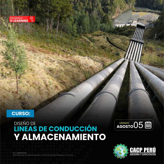 Diseño De Lineas De Conduccion Y Almacenamiento 2023 - 2 E-Learning