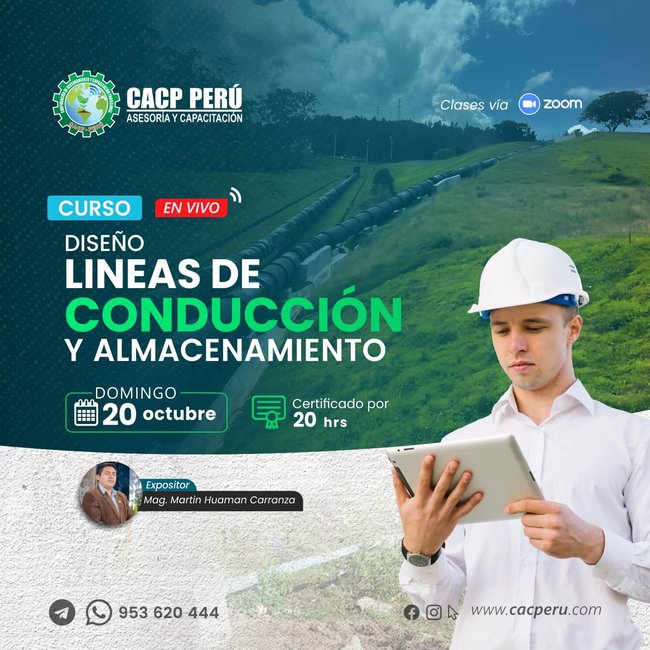 Diseño De Líneas De Conducción Y Almacenamiento 2024 - 2