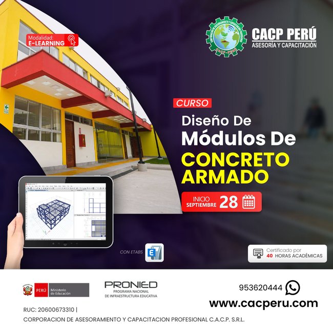 Diseño De Módulos De Concreto Armado. 2025-2 E