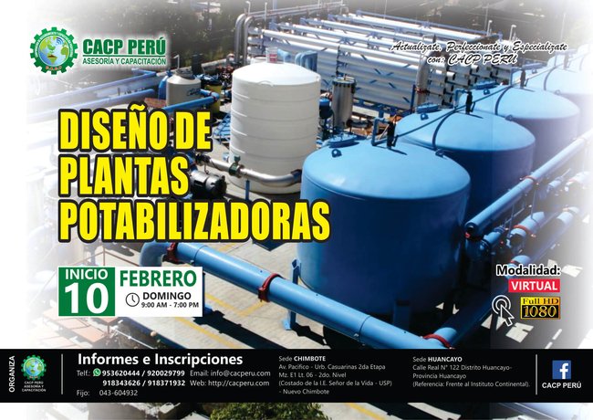 Diseño De Plantas Potabilizadoras. 2018 - 2