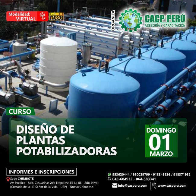 Diseño De Plantas Potabilizadoras. 2019 - 2