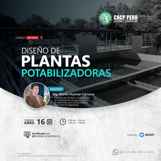 Diseño De Plantas Potabilizadoras. 2023 - 1