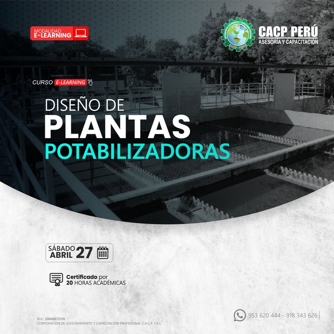 Diseño De Plantas Potabilizadoras 2023 - 2.2 E-Learning