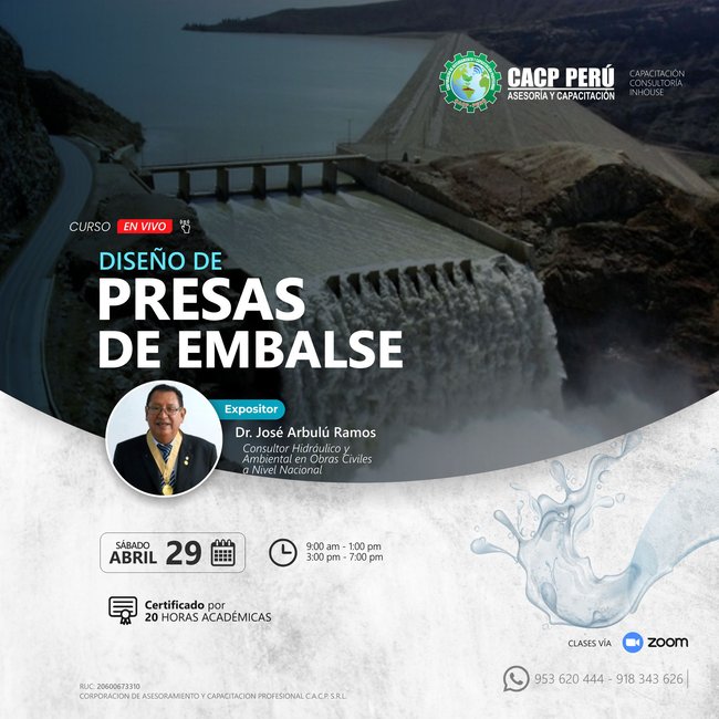 Diseño De Presas De Embalse. 2023 - 1