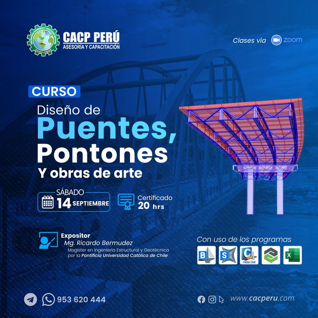 Diseño De Puentes, Pontones Y Obras De Arte 2024 - 2