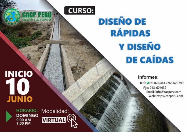 Diseño De Rápidas Y Diseño De Caídas 2018 -I
