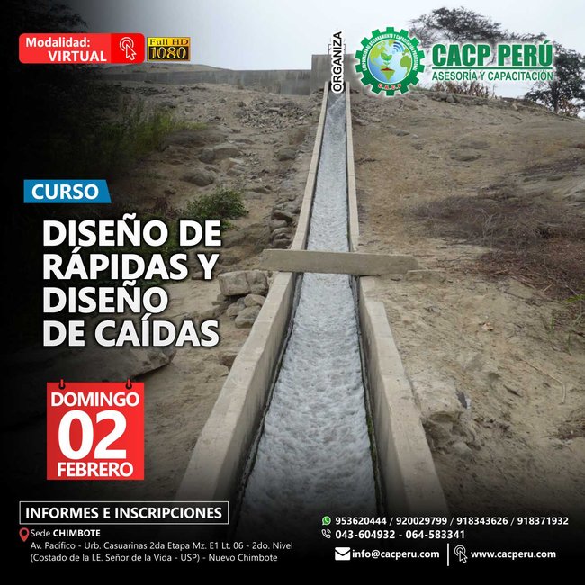 Diseño De Rápidas Y Diseño De Caídas. 2019 - 2