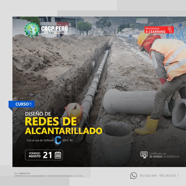 Diseño De Redes De Alcantarillado. 2022 - 2 - E-Learning