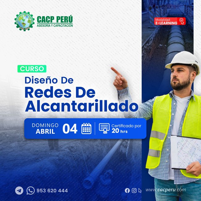 Diseño De Redes De Alcantarillado. 2025 - 1 E-Learning