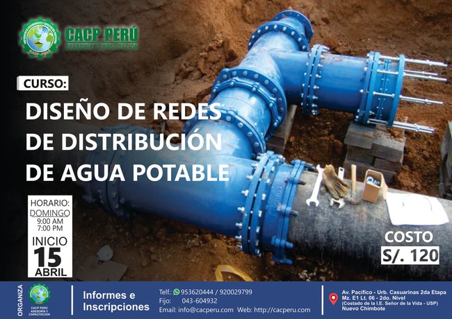 Diseño De Redes De Distribución De Agua Potable. 2018 - 1
